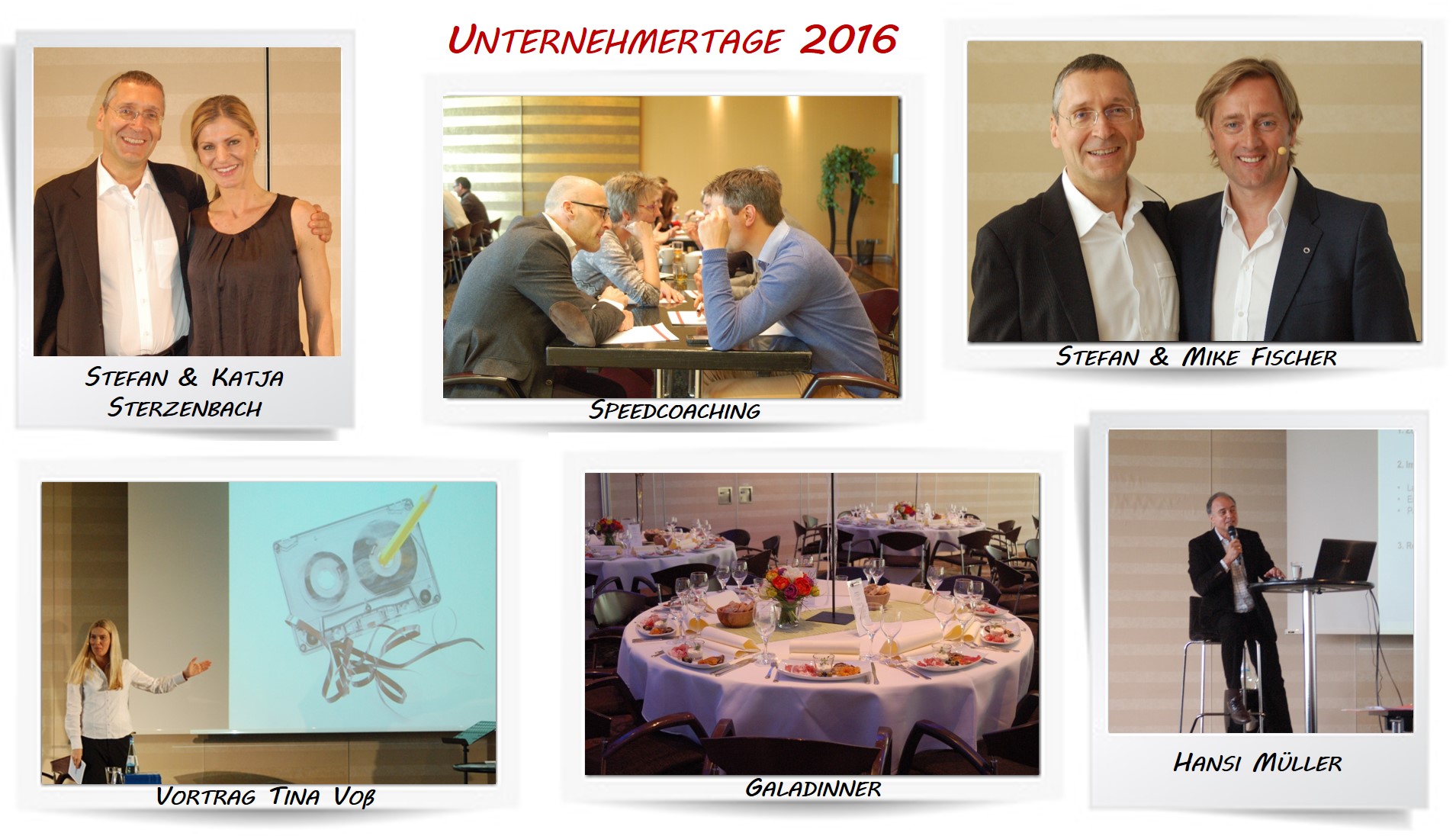 collage unternehmertage-2016 als event der unternehmercoach gmbh