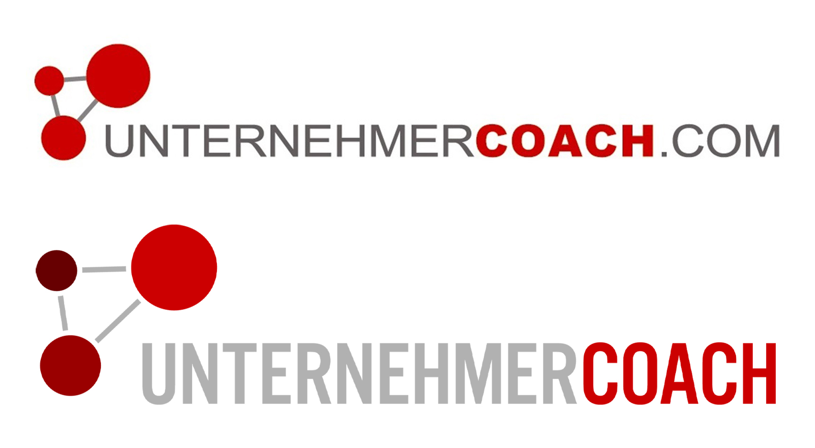 altes und neues logo der firma unternehmercoach gmbh_version1_1600x880px