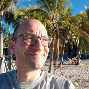 Unternehmercoach Christoph Meister macht Urlaub unter Palmen